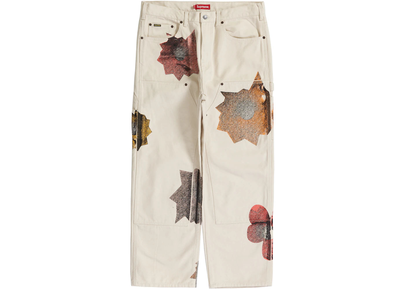 Supreme Nate Lowman Double Knee Painter Pant Natural