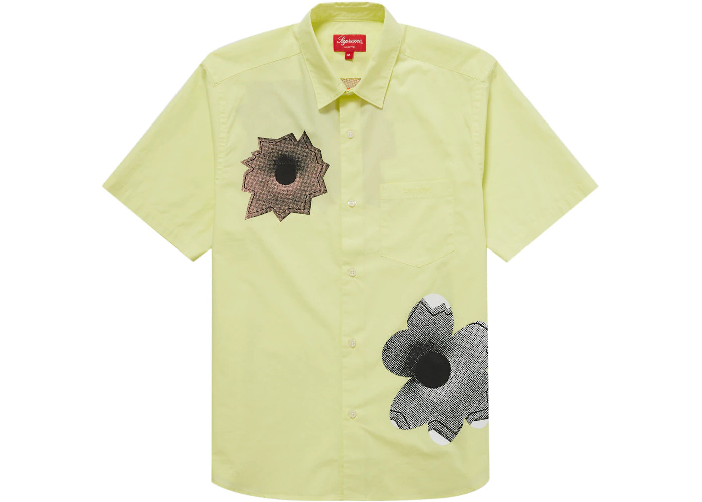 Supreme Nate Lowman S/S Shirt Pale Yellow
