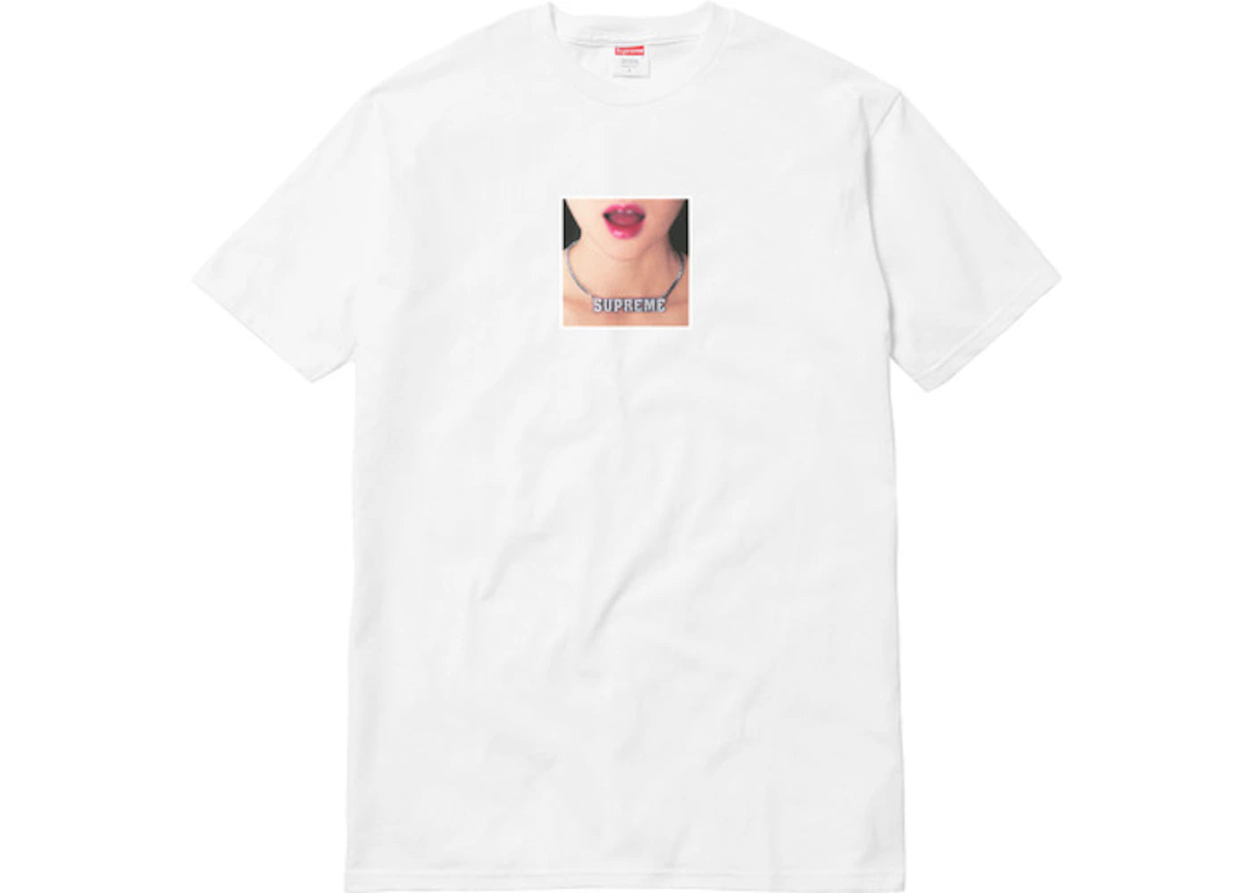 Supreme Necklace Tee White