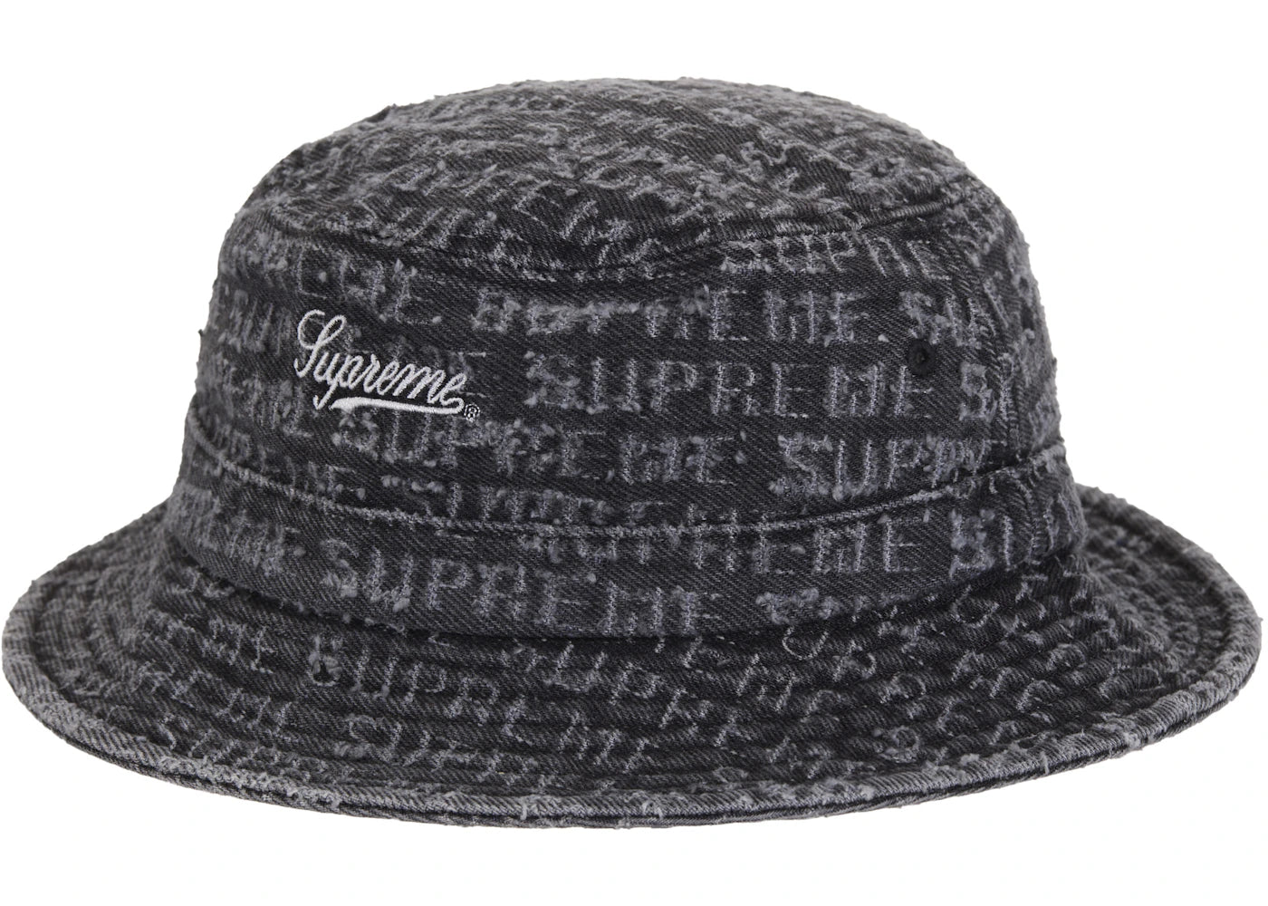 Supreme Needle Punch Denim Crusher Black