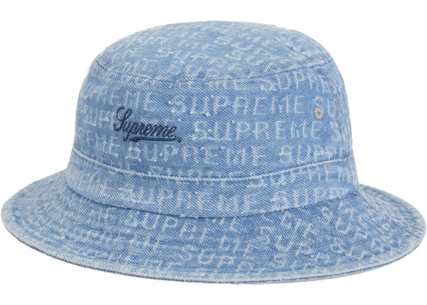 Supreme Needle Punch Denim Crusher Blue
