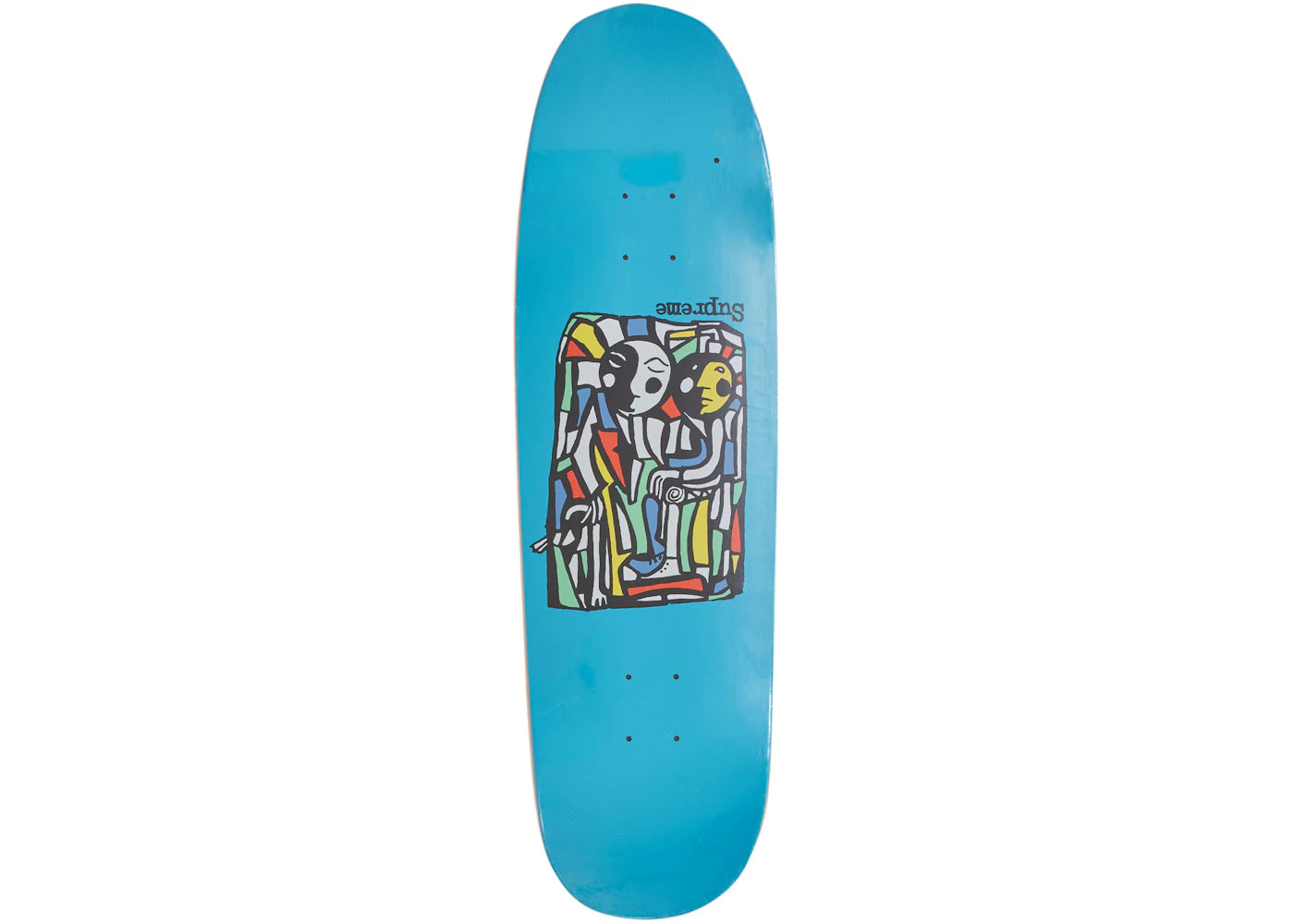 Supreme Neil Blender Mosaic Skateboard Deck Bright Blue