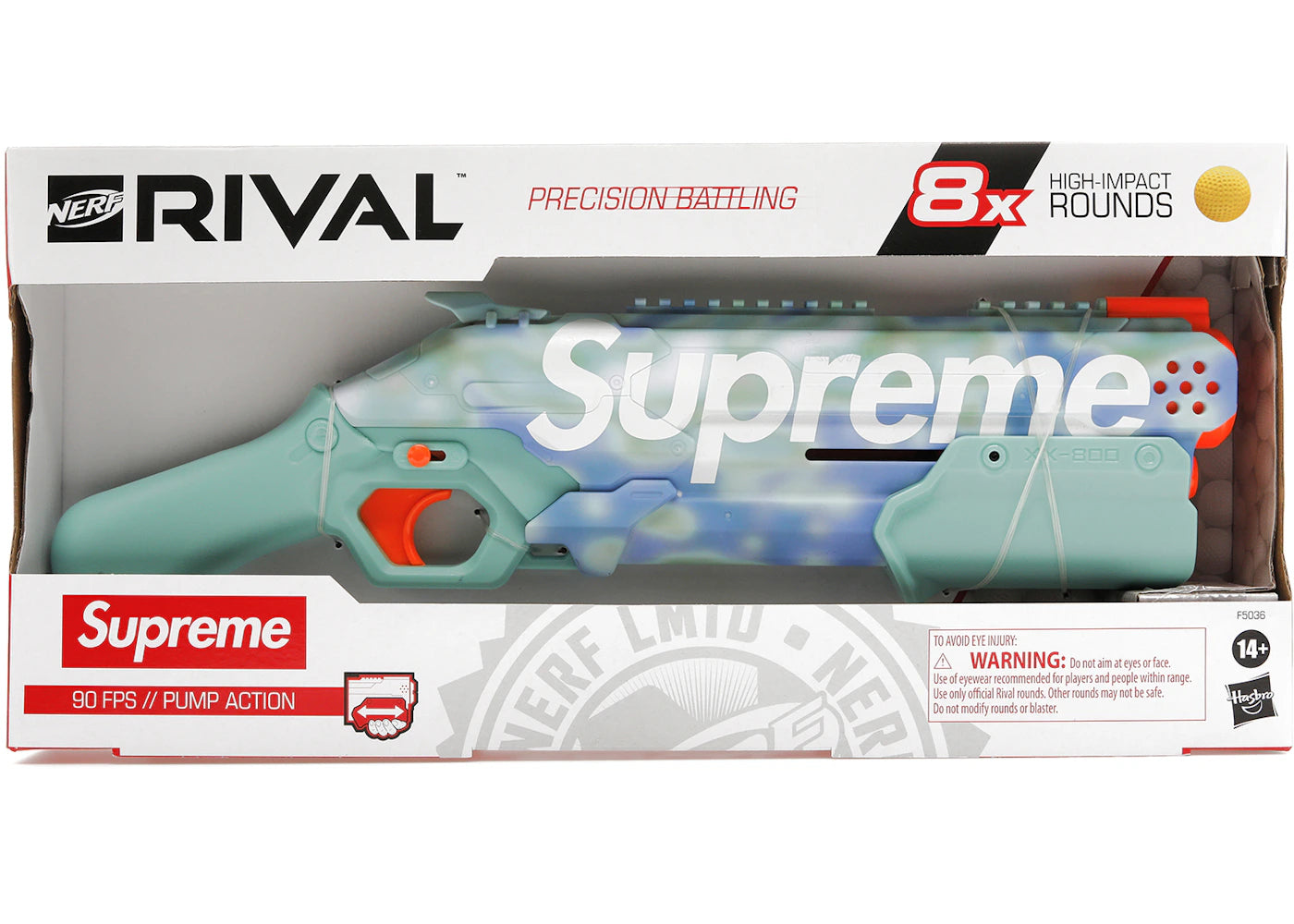 Supreme Nerf Rival Takedown Blaster Blue