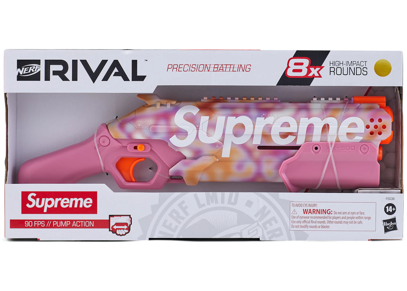 Supreme Nerf Rival Takedown Blaster Pink