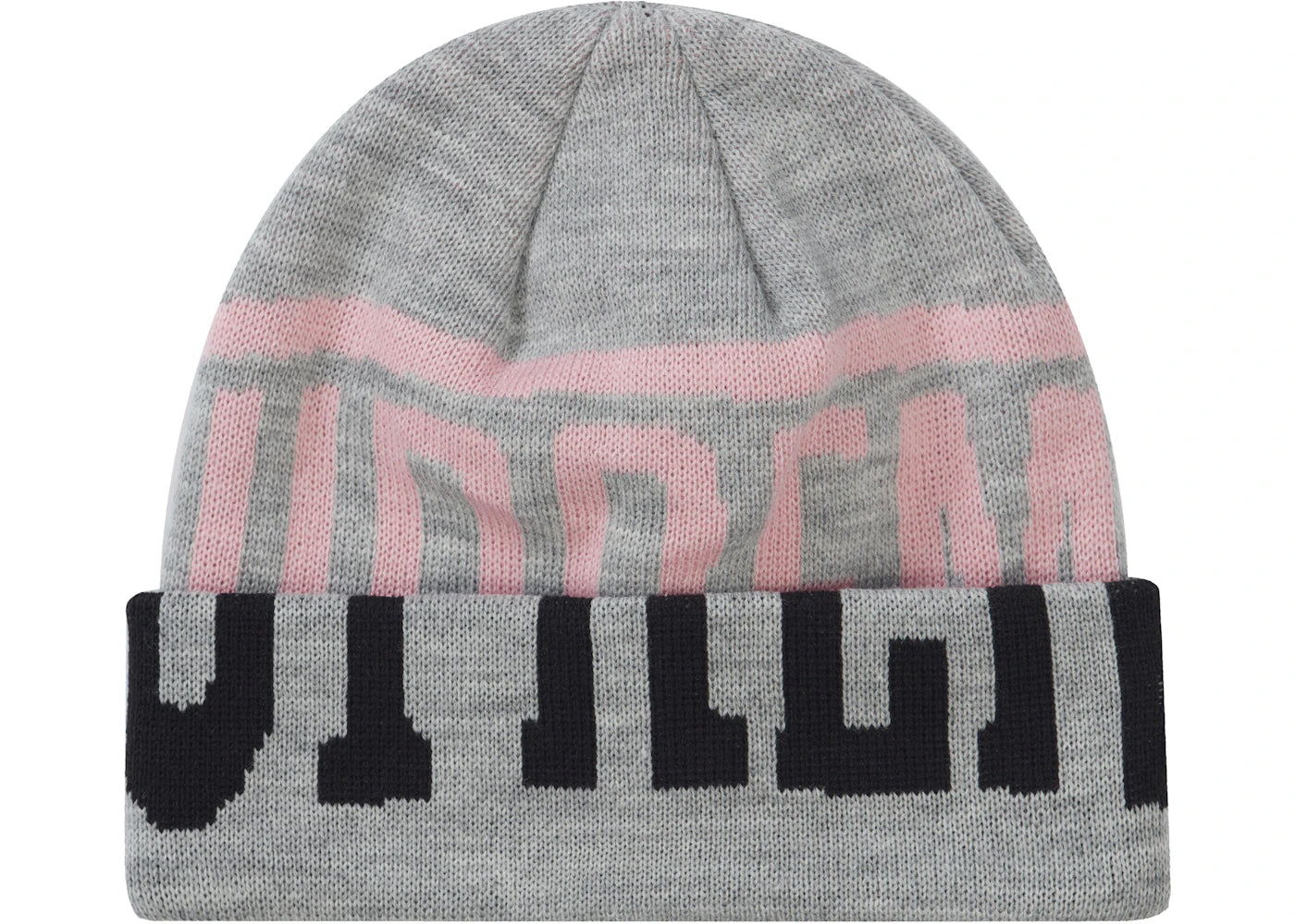 Supreme New Era 2-Tone Logo Beanie Heather Grey