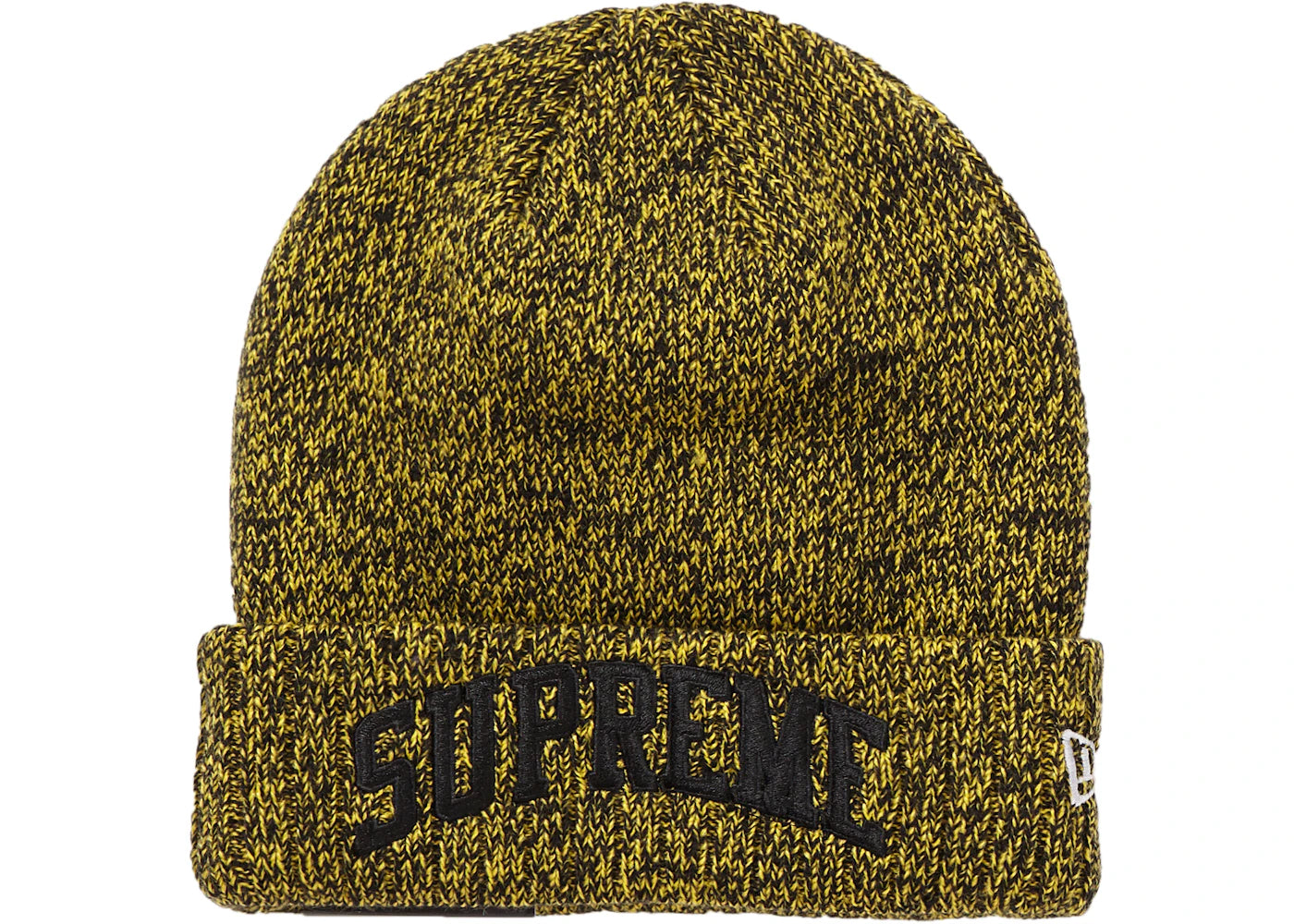 Supreme New Era Arc Logo Beanie Yellow