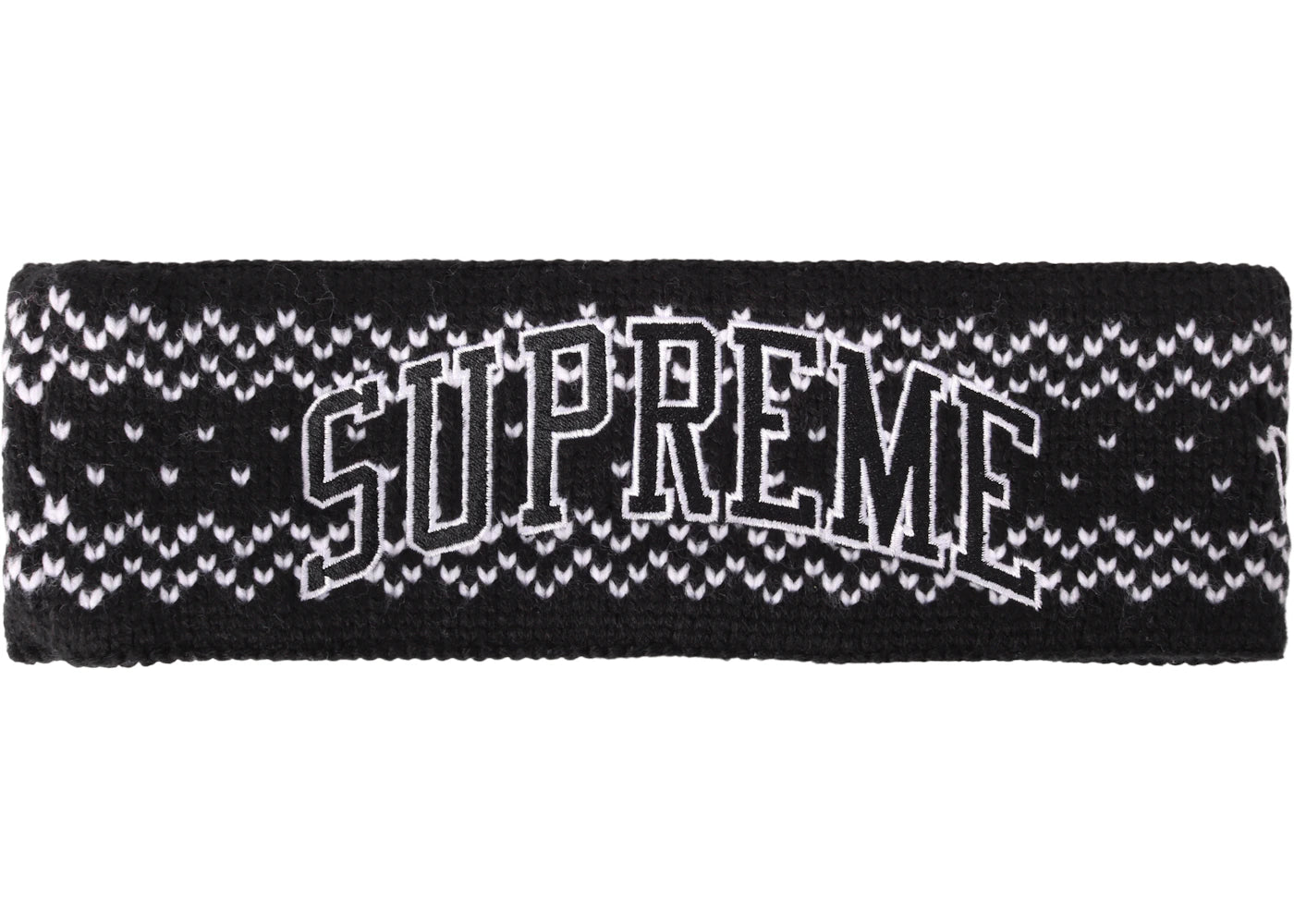Supreme New Era Arc Logo Headband (FW17) Black
