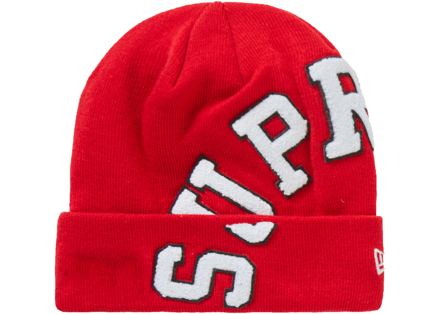 Supreme New Era Big Arc Beanie Red