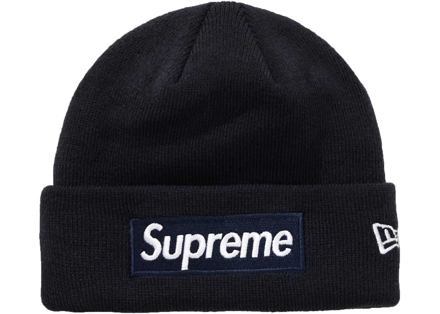 Supreme New Era Box Logo Beanie (FW18) Navy