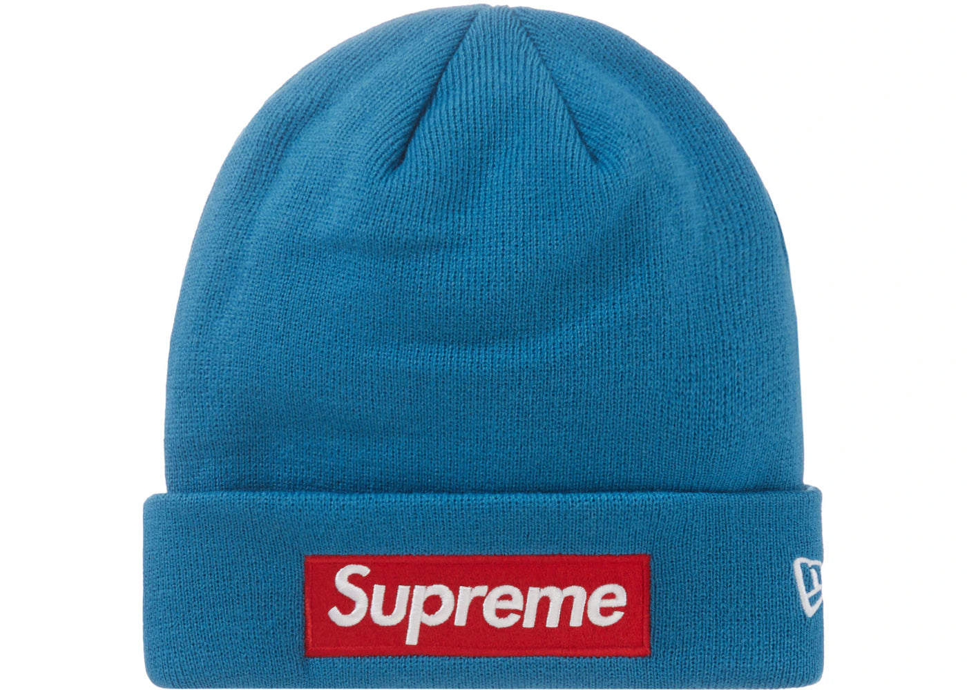 Supreme New Era Box Logo Beanie (FW22) Blue