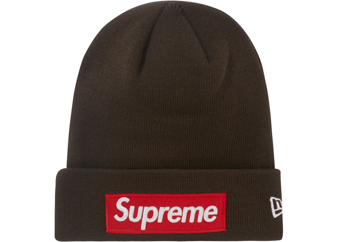 Supreme New Era Box Logo Beanie (FW22) Brown