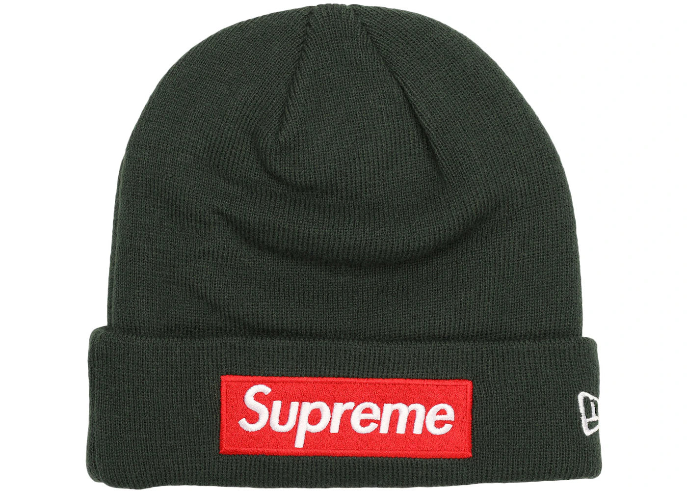 Supreme New Era Box Logo Beanie (FW22) Dark Pine