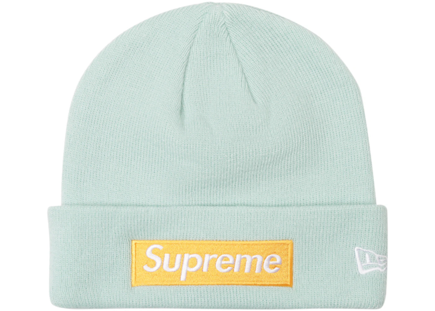 Supreme New Era Box Logo Beanie (FW17) Ice Blue