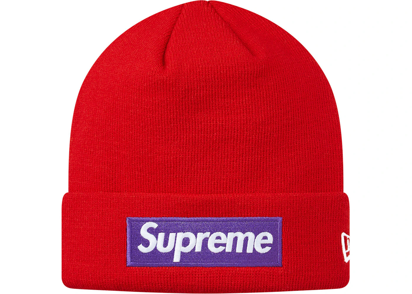 Supreme New Era Box Logo Beanie (FW17) Red