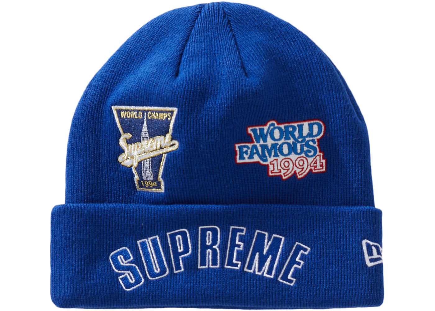 Supreme New Era Championship Beanie Royal