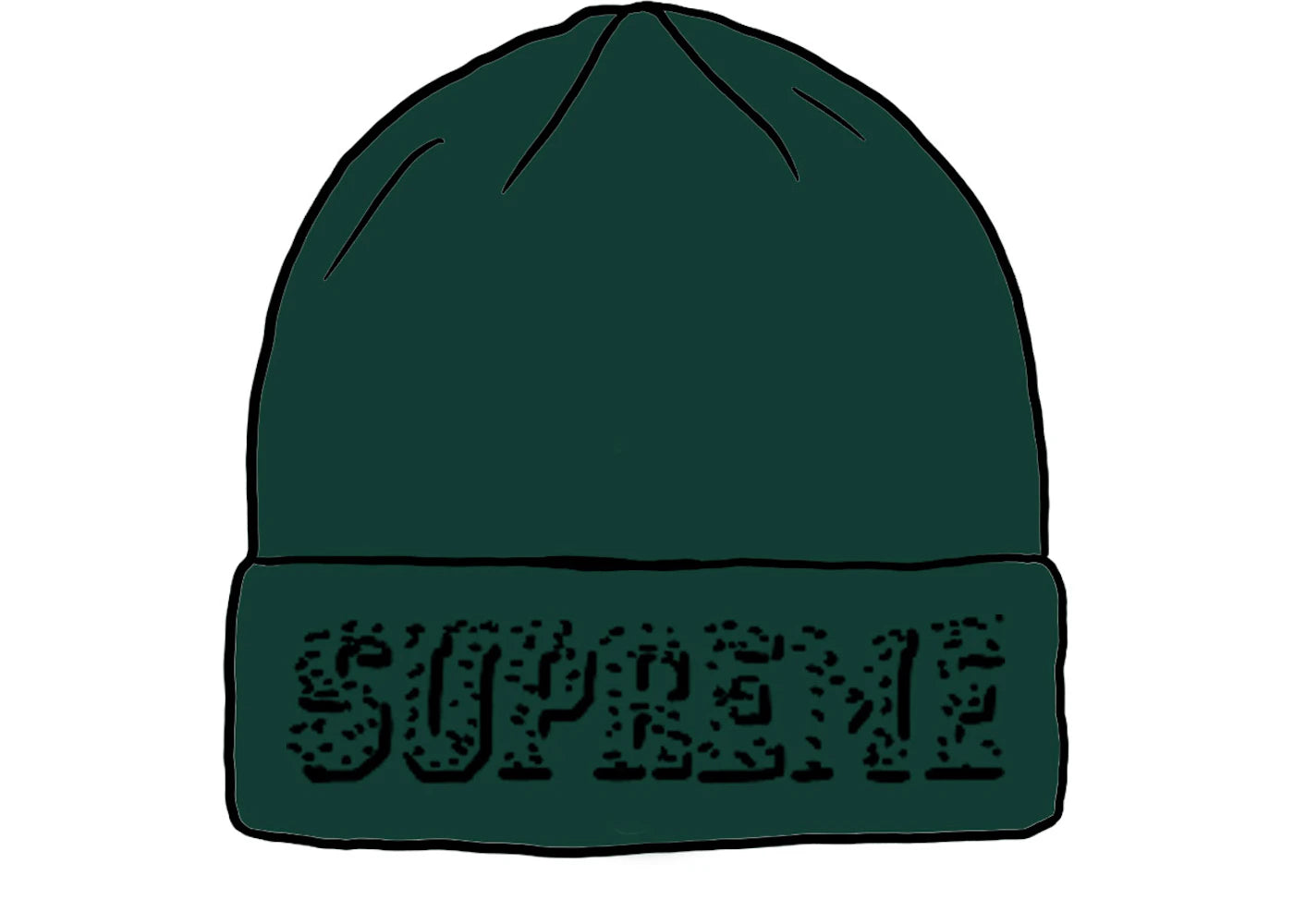 Supreme New Era Gems Beanie Green