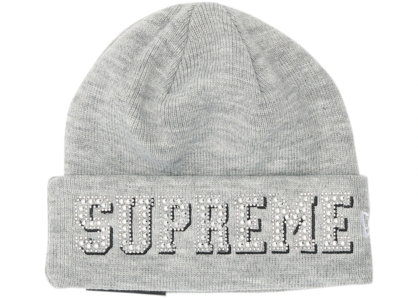 Supreme New Era Gems Beanie Grey