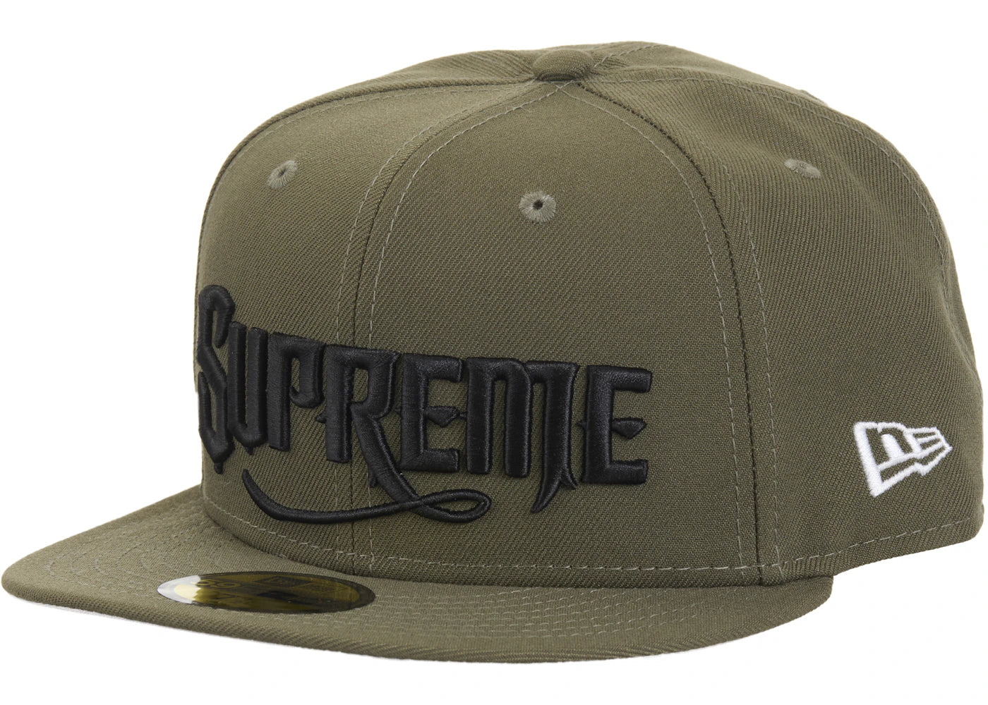 Supreme New Era Mister Cartoon 59Fifty Fitted Cap Olive
