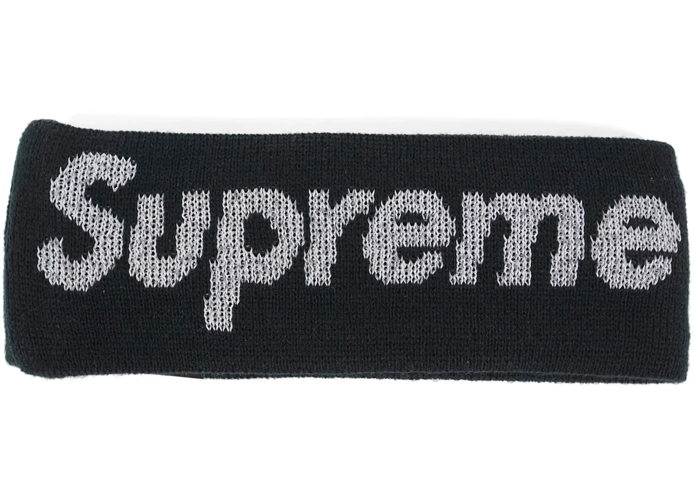 Supreme New Era Reflective Logo Headband (FW 17) Black
