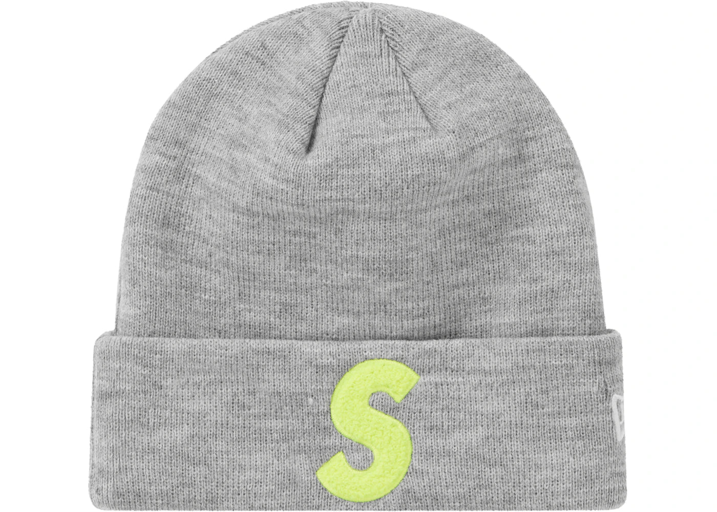 Supreme New Era S Logo Beanie (FW 19) Heather Grey