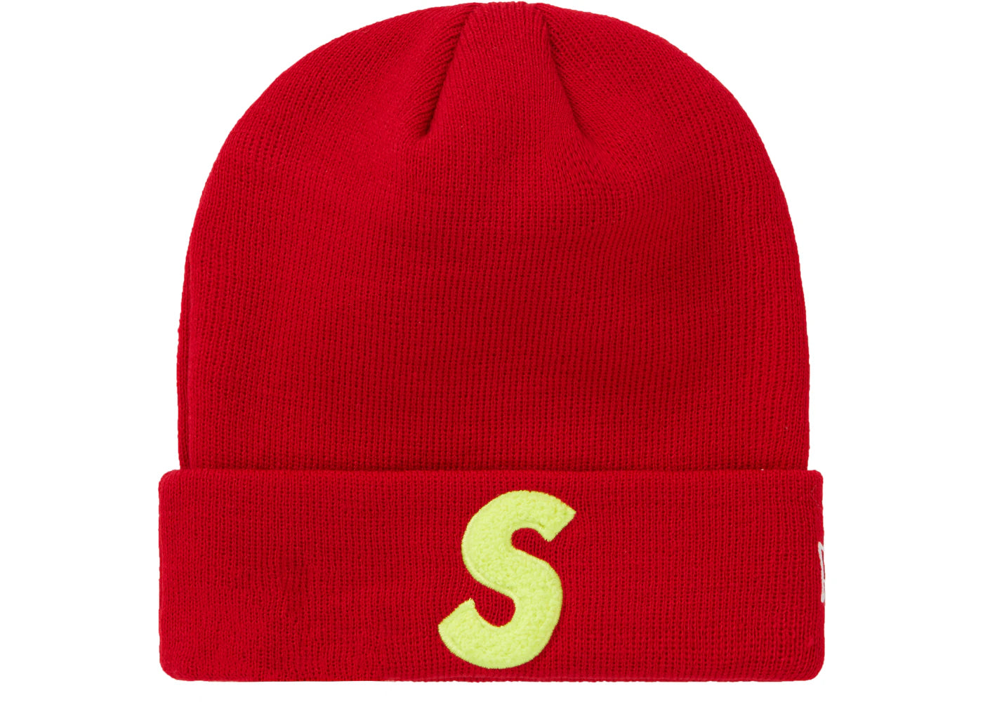 Supreme New Era S Logo Beanie (FW 19) Red