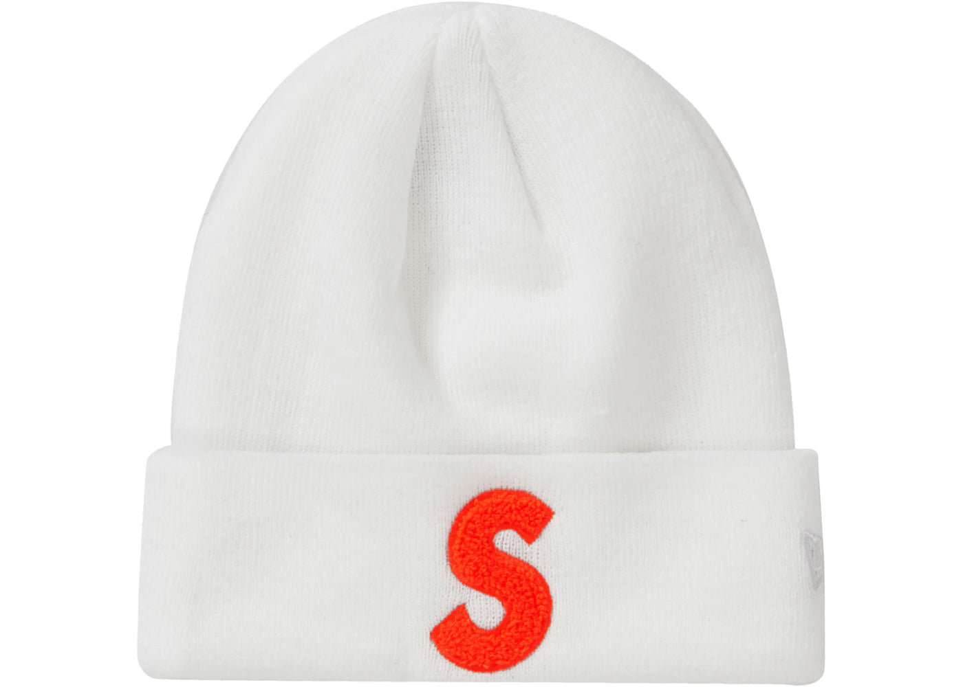 Supreme New Era S Logo Beanie (FW 19) White