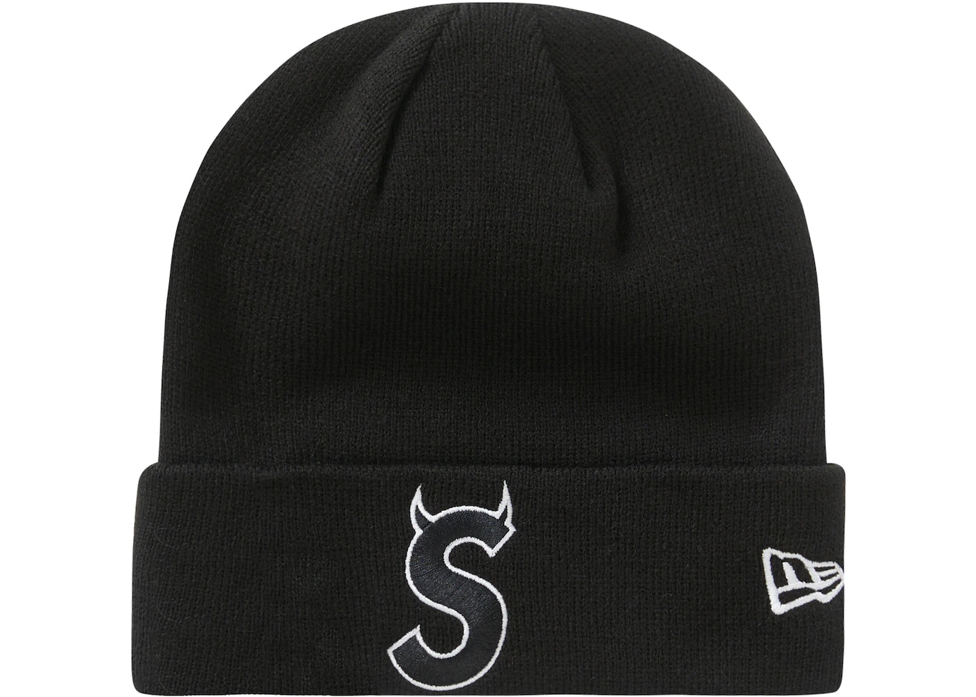 Supreme New Era S Logo Beanie (FW22) Black