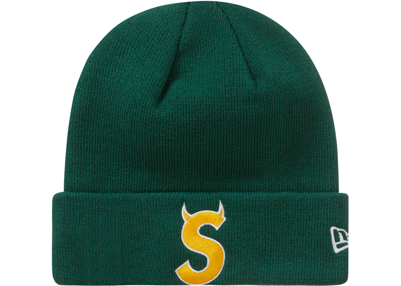 Supreme New Era S Logo Beanie (FW22) Dark Green