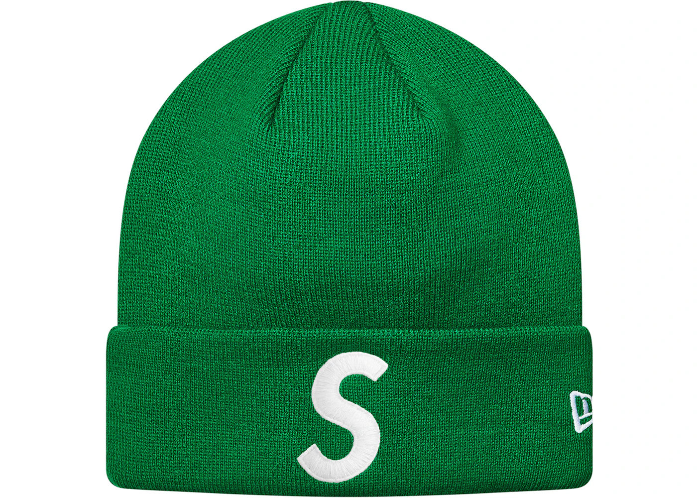 Supreme New Era S Logo Beanie Green