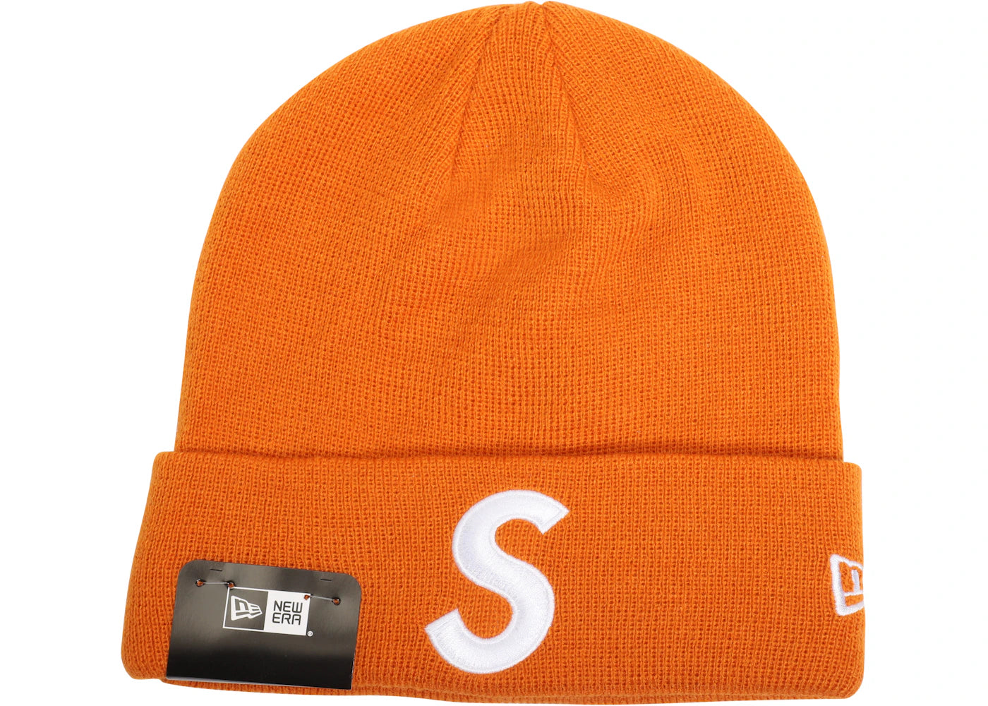 Supreme New Era S Logo Beanie Orange