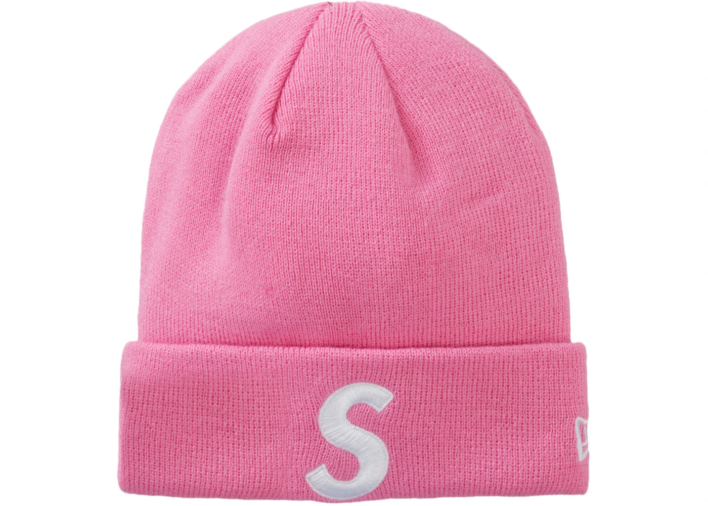 Supreme New Era S Logo Beanie Pink