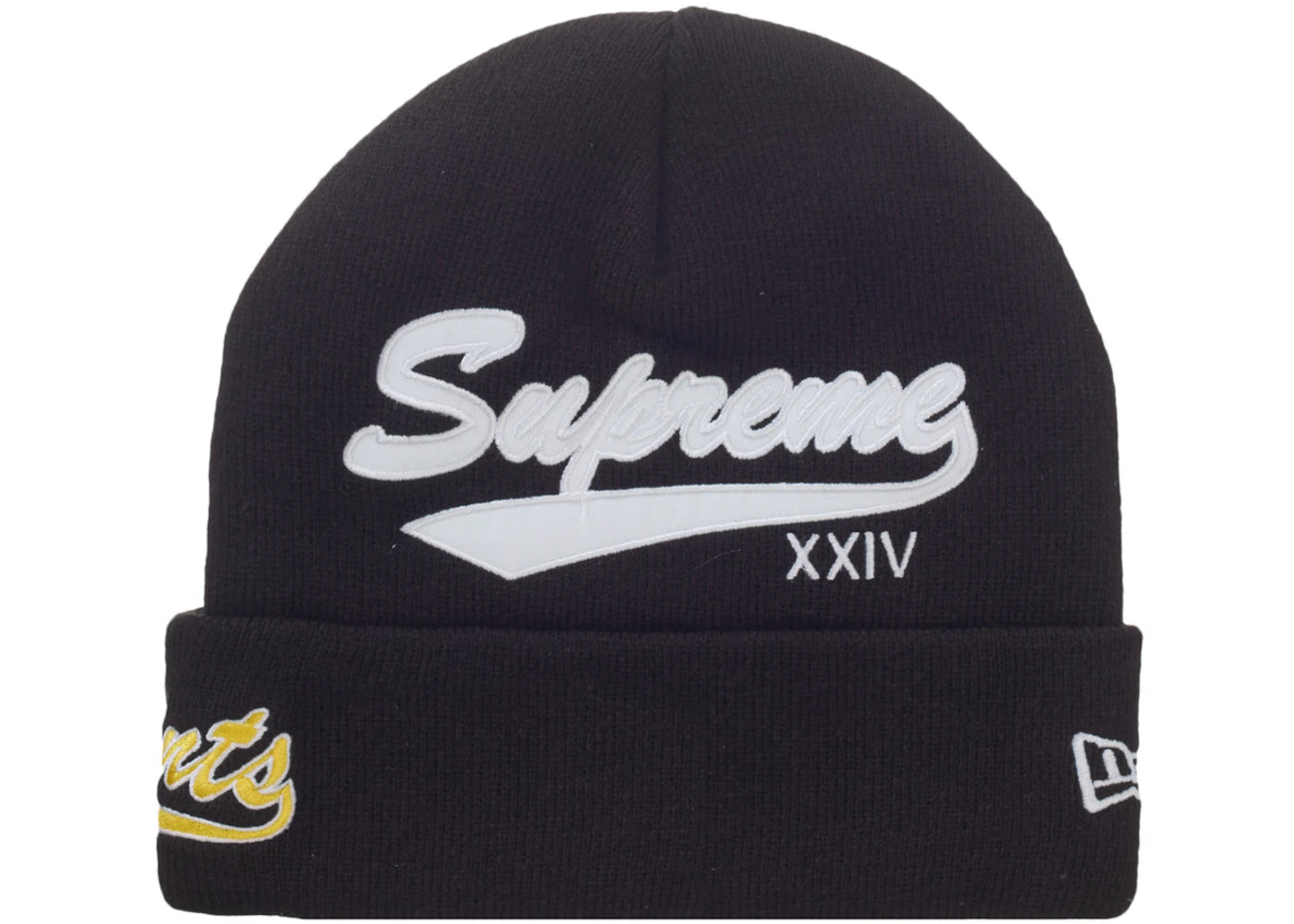 Supreme New Era Salvation Beanie Black