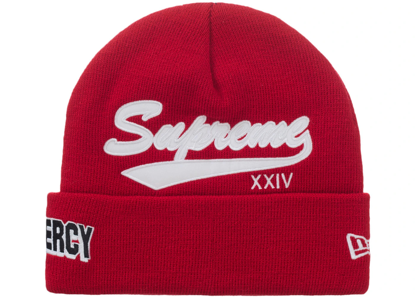 Supreme New Era Salvation Beanie Red