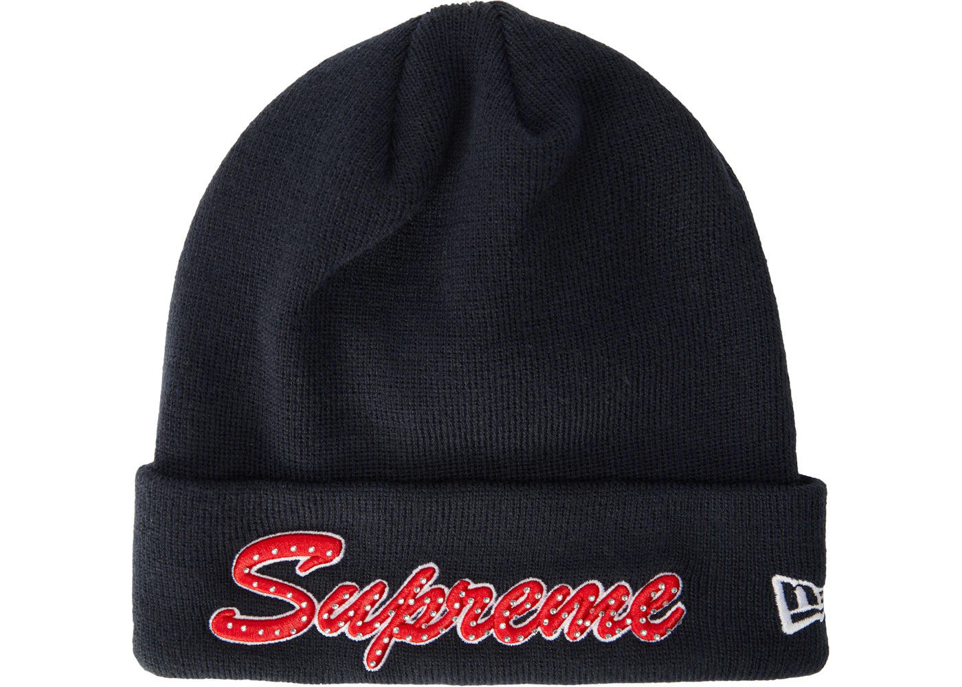 Supreme New Era Script Beanie (FW18) Navy