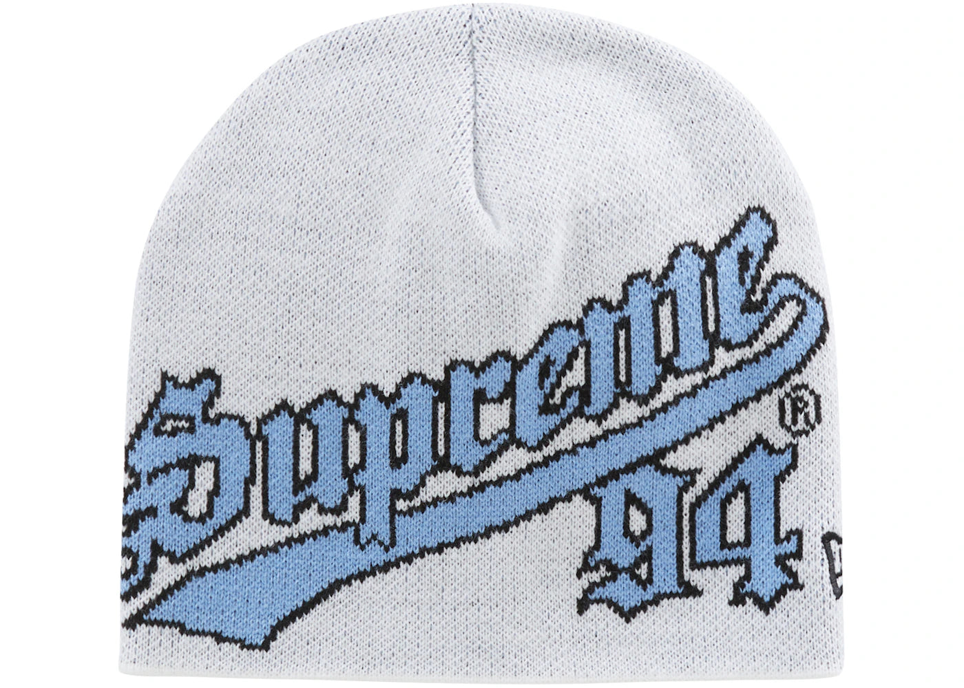 Supreme New Era Script Beanie (FW22) White