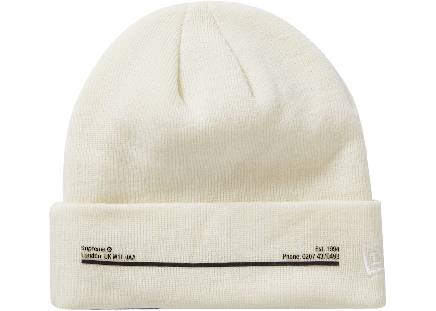 Supreme New Era Shop Beanie Natural London