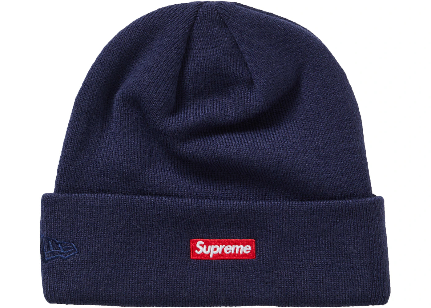 Supreme New Era Shop Beanie Navy London