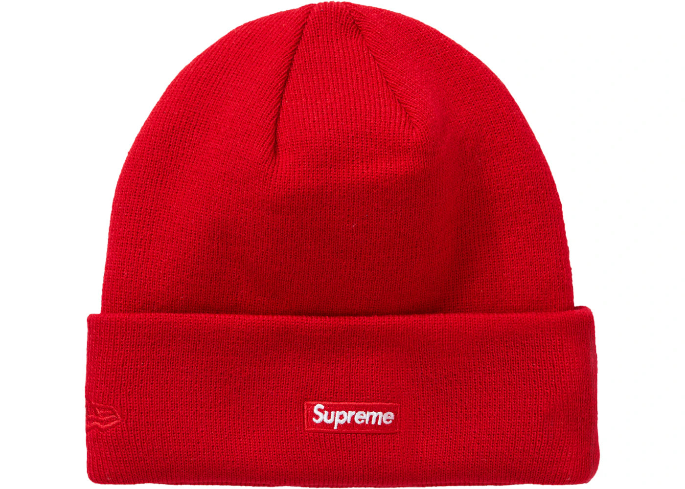 Supreme New Era Shop Beanie Red London