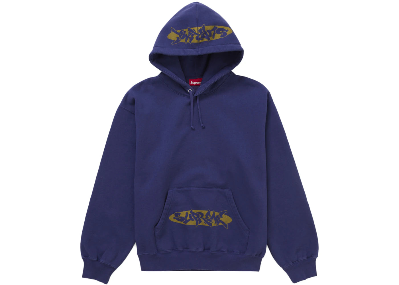 Supreme New World Order Hooded Sweatshirt Purple