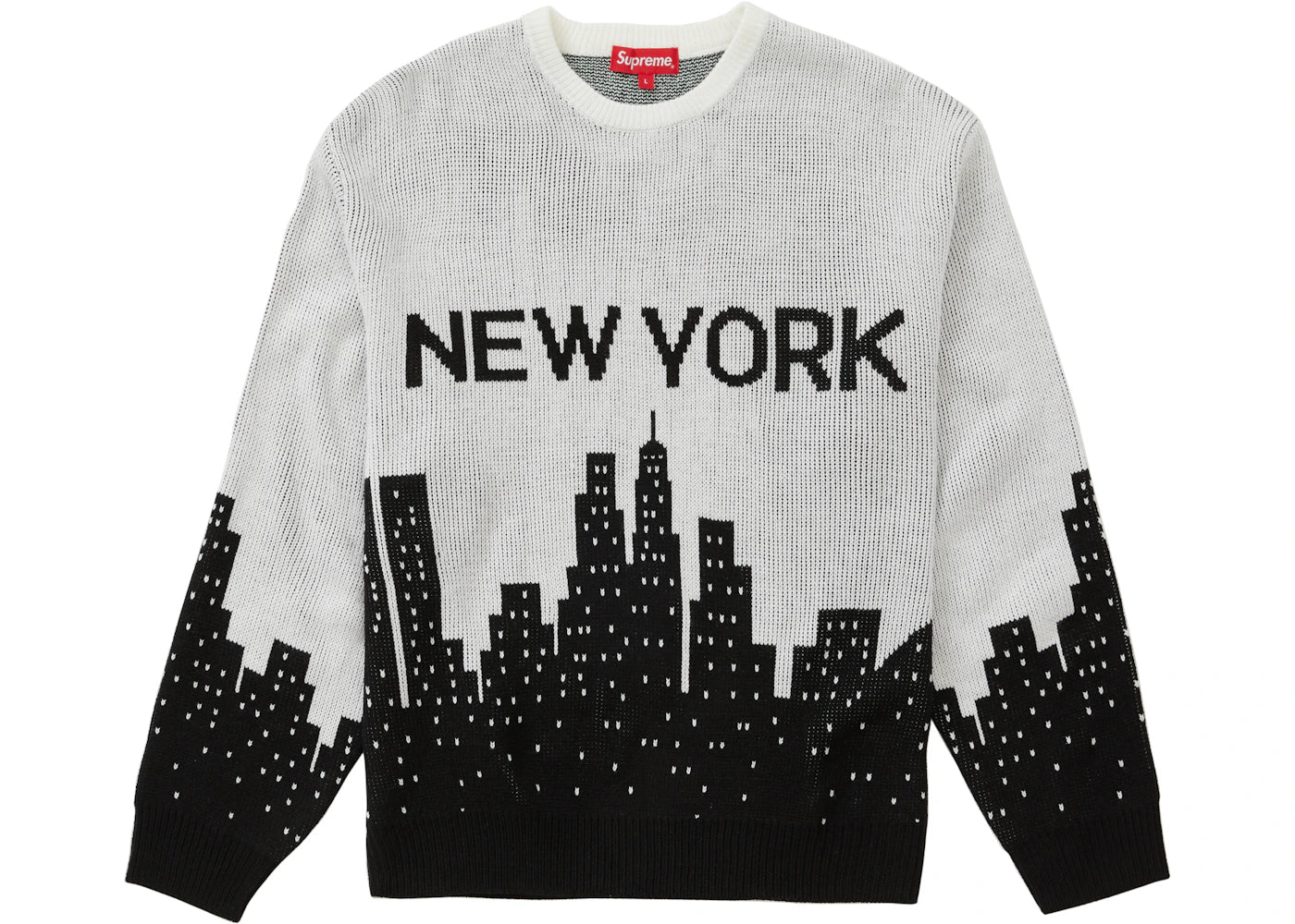 Supreme New York Sweater White