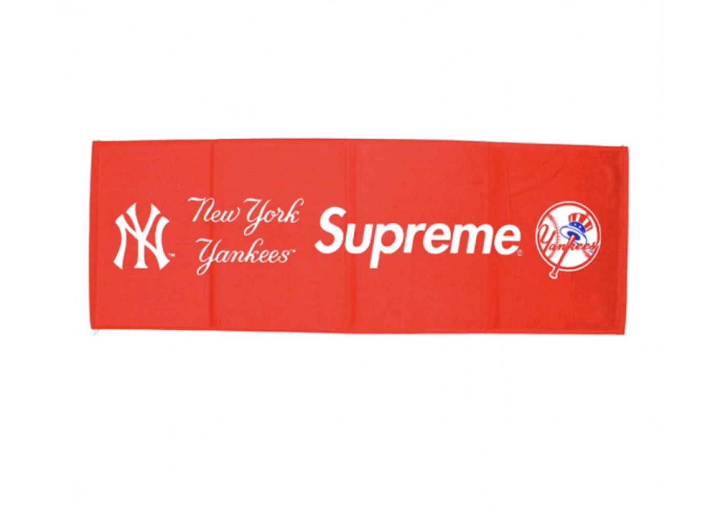 Supreme New York Yankees Hand Towel Red