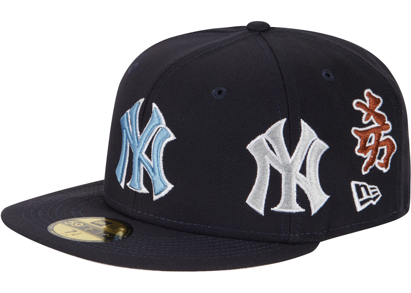 Supreme New York Yankees Kanji New Era Fitted Hat Navy