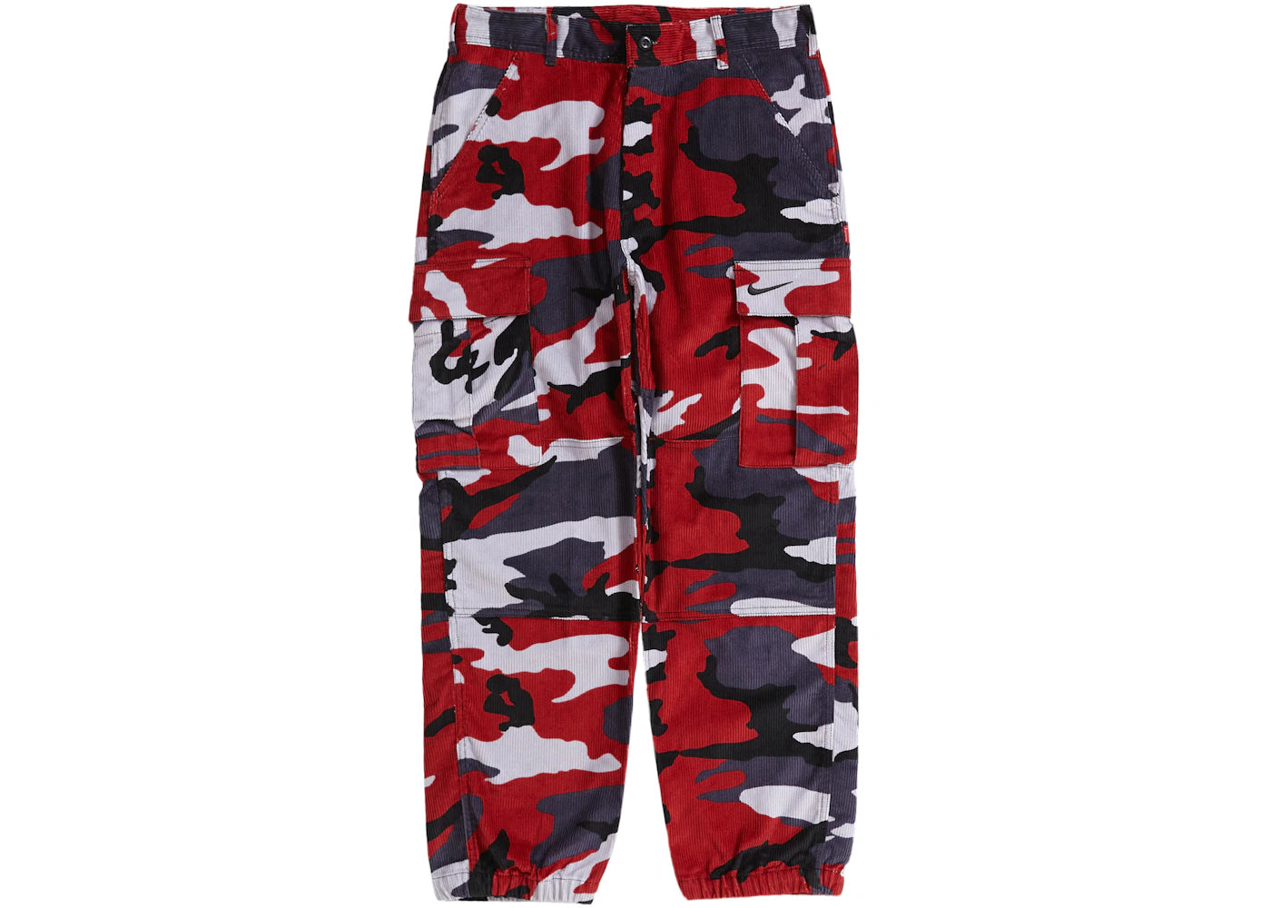 Supreme Nike Arc Corduroy Cargo Pant Red Camo