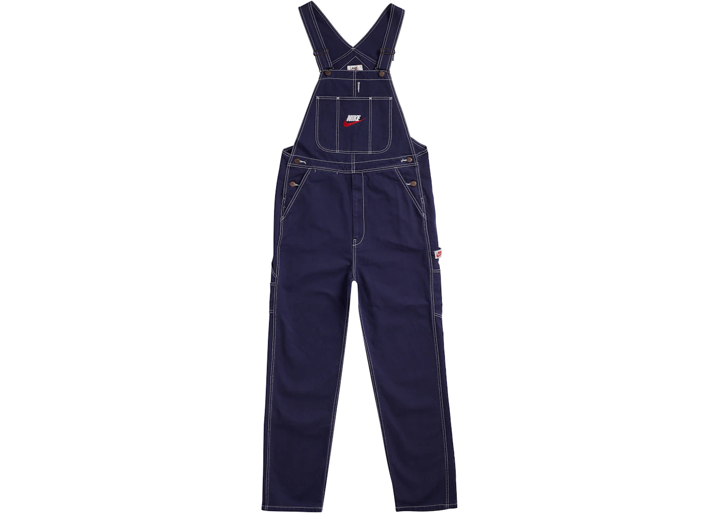 Supreme Nike Cotton Twill Overalls Navy