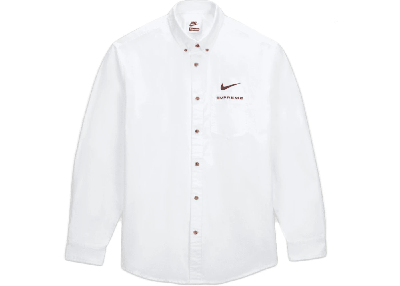 Supreme Nike Cotton Twill Shirt White