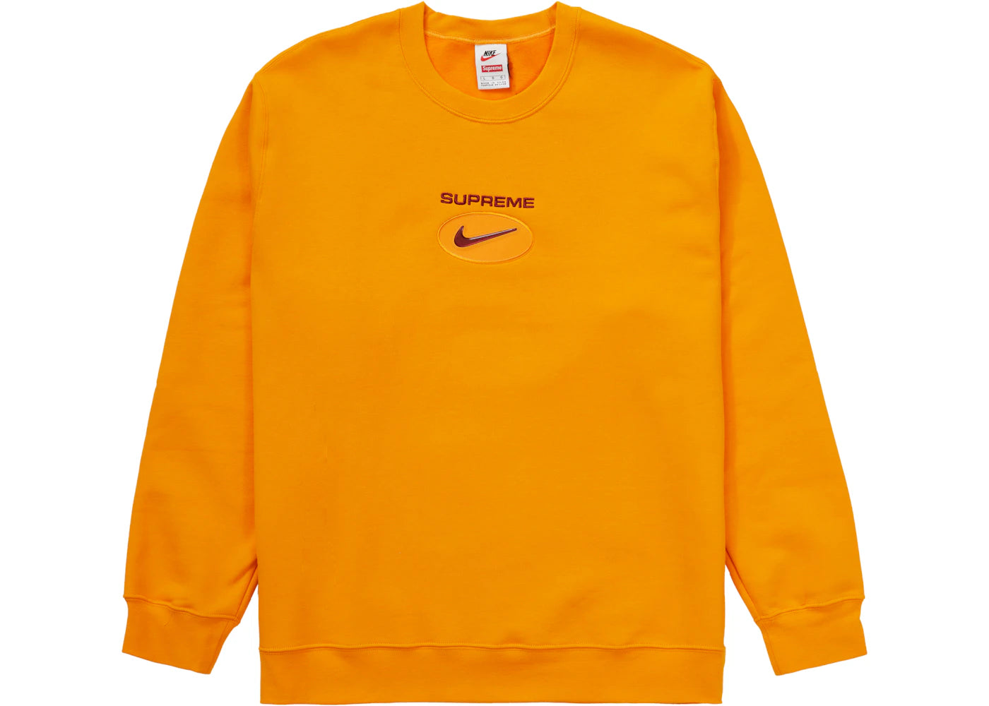 Supreme Nike Jewel Crewneck Orange