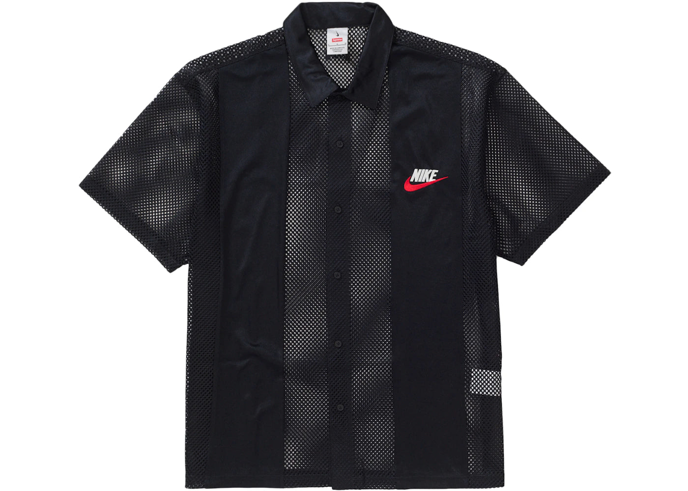 Supreme Nike Mesh S/S Shirt Black