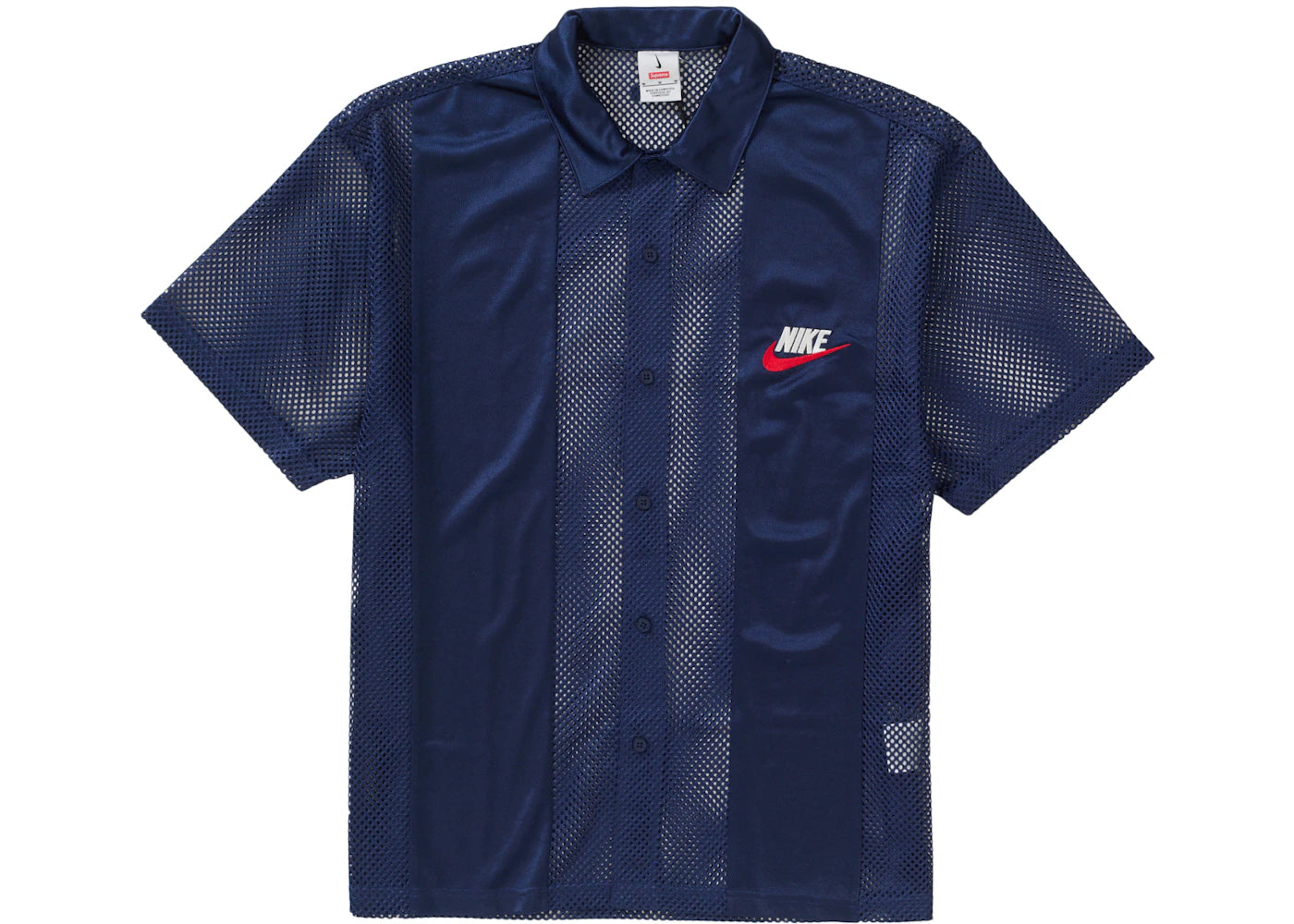 Supreme Nike Mesh S/S Shirt Navy