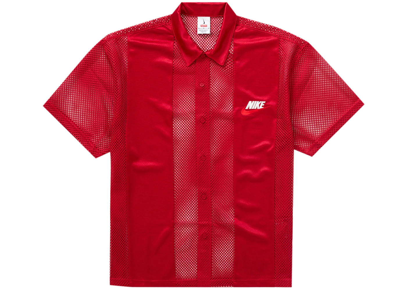 Supreme Nike Mesh S/S Shirt Red