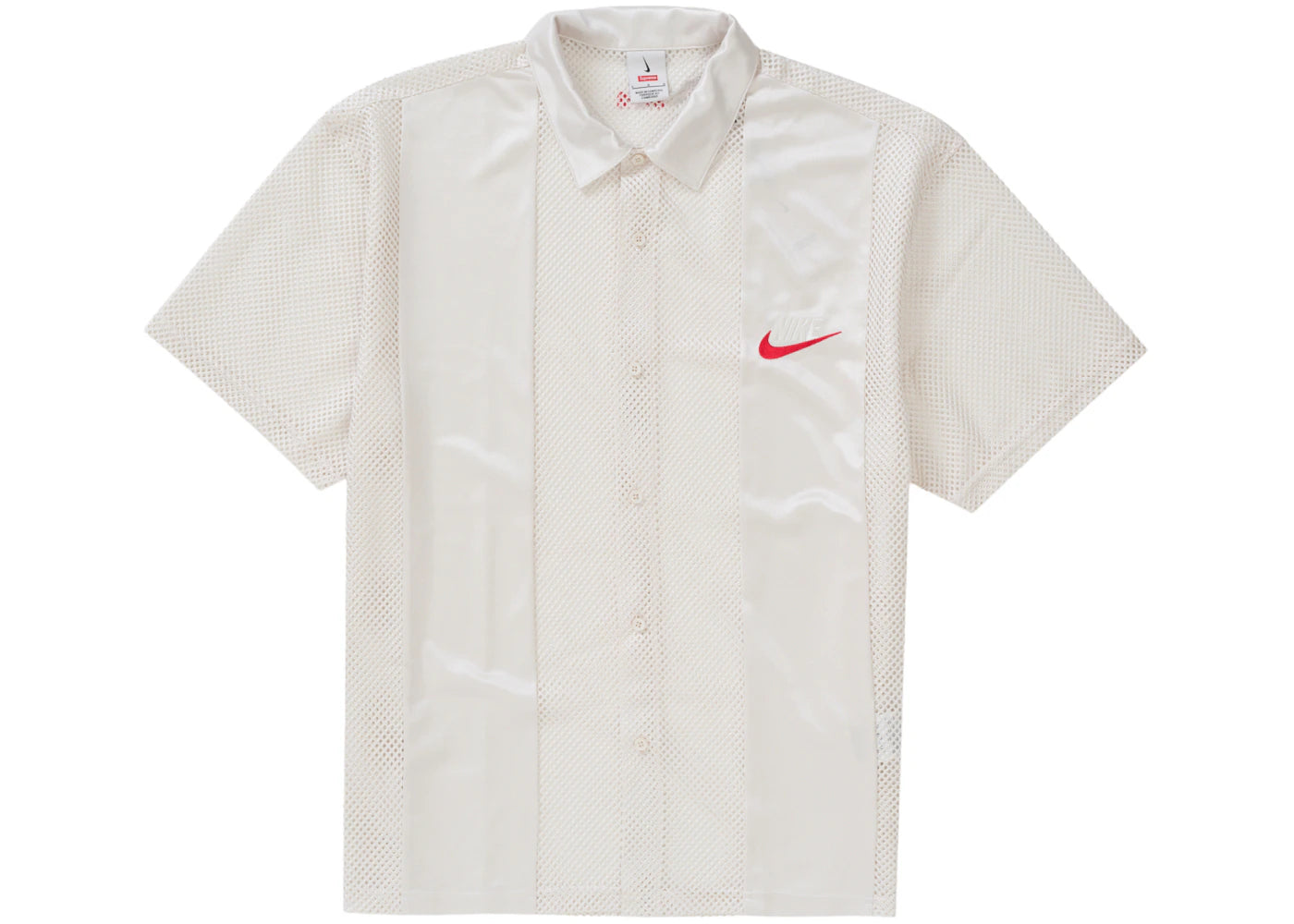 Supreme Nike Mesh S/S Shirt White